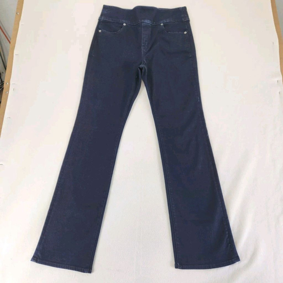 SPANX Women's High Rise Jeans - Dark Blue - Picture 2 of 13